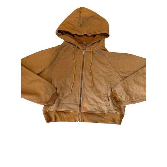 (XS) Free People Movement Fast Break Hoodie in Camel Size XS - Picture 4 of 6